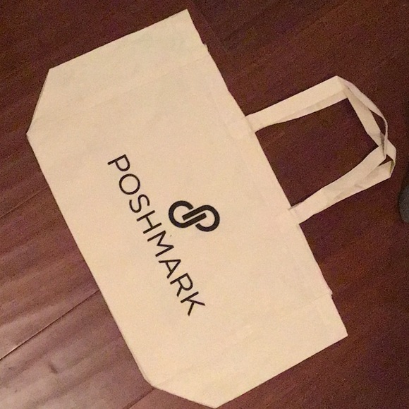 front utility tote poshmark canvas bag cotton poshfixings essentials swag - Picture 3 of 6